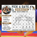 Canva editable girls wrestling fundraiser calendar