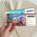 Customizable Japan boarding pass gift design