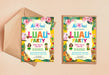 DIY Luau Party Invitation Template | Tropical Event Invite