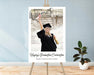 Minimalist Graduation Welcome Sign With Photo | Digital Graduation Announce Poster