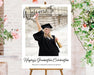 Minimalist Graduation Welcome Sign With Photo | Digital Graduation Announce Poster