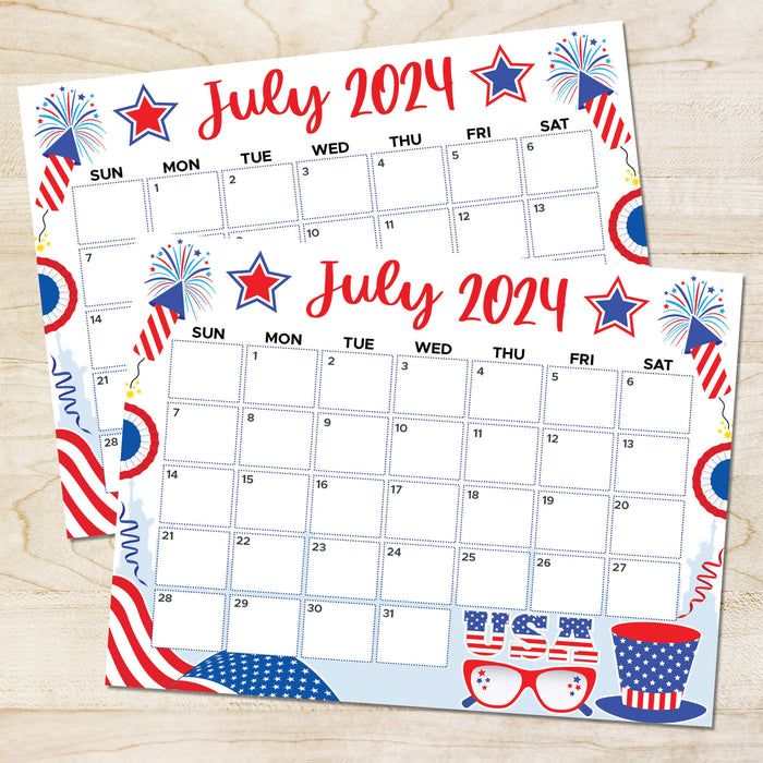 PDF Patriotic Themed July Calendar | Printable 4th of July Independence Monthly Planner - Posh Park pdf-patriotic-themed-july-calendar-printable-4th-of-july-independence-monthly-planner-posh-park