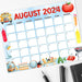 Our august back to school themed calendar planner is the perfect tool to organize your academic month! This printable pdf calendar comes with engaging school-themed graphics, ensuring that planning your days is both effective and fun. Keep track of tests, projects, and extracurricular activities with ease.&nbsp;