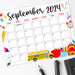 September 2024 Calendar for Back to School Planning