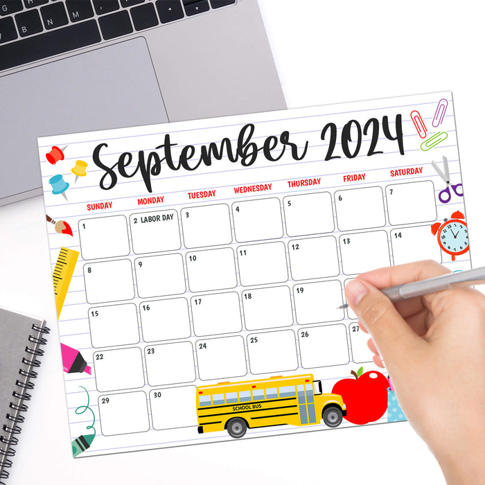 September 2024 Calendar for Back to School Planning