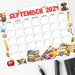 Printable September 2024 Back to School Calendar