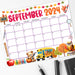 Academic Back to School Printable Calendar September 2024