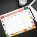 Printable Back to School Theme September 2024 Calendar