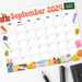 Printable Back to School Theme September 2024 Calendar