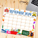 September 2024 Calendar for Back to School Theme Calendar Planner