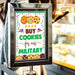 Printable Buy Cookies For Our Military, Cookies Booth Sale Sign