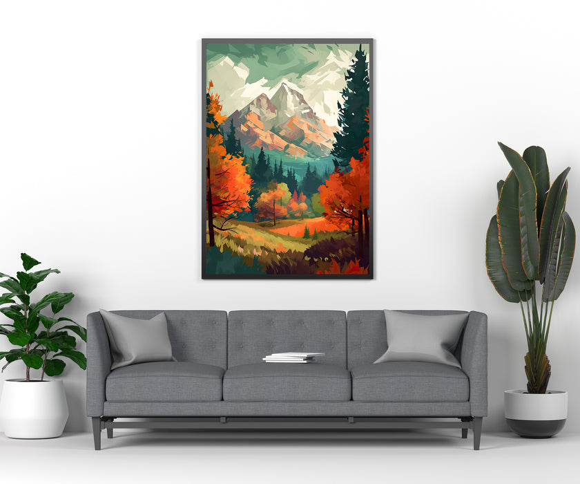Printable Colorado Rocky Mountain Digital Wall Art | Nature Home Wall Decor