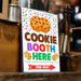 Printable Cookies Booth Here Signage | PDF Cookie Booth Sign