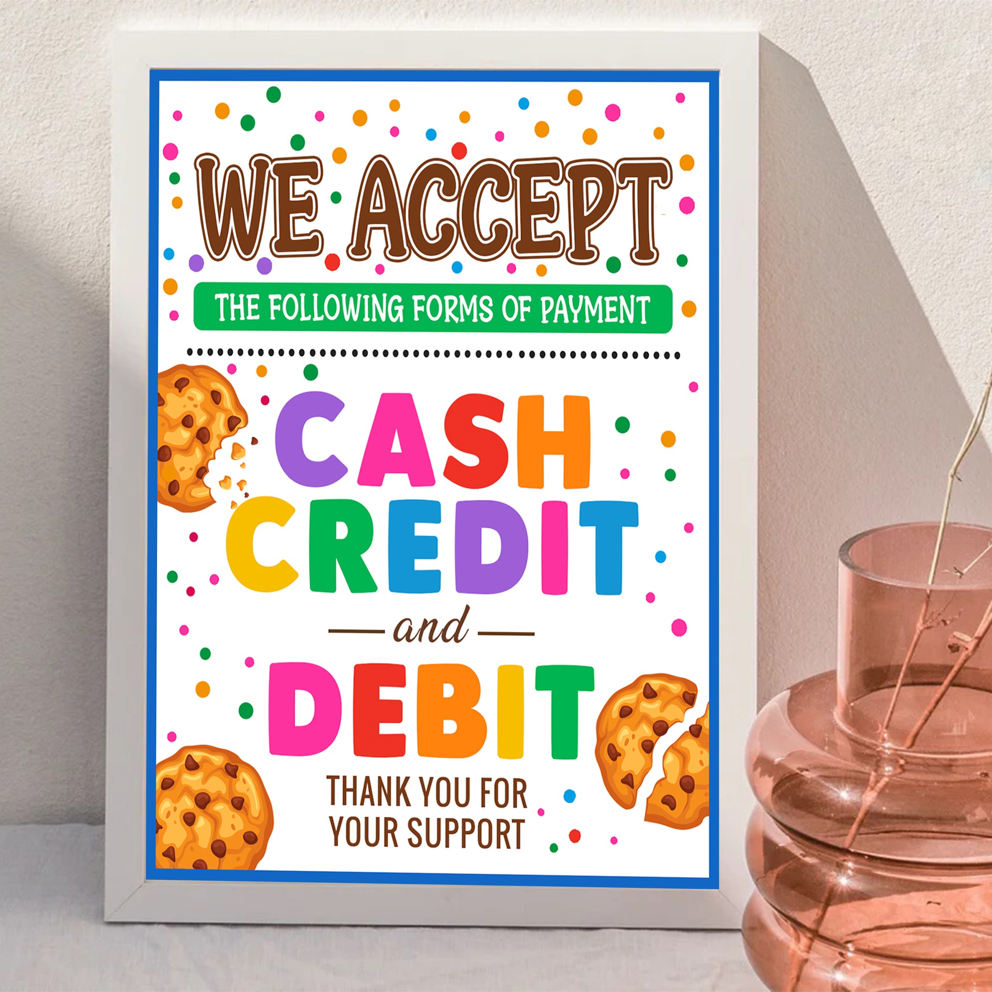 PDF We Accept Payments Cash Credit and Checks Sign | Printable Scouts ...