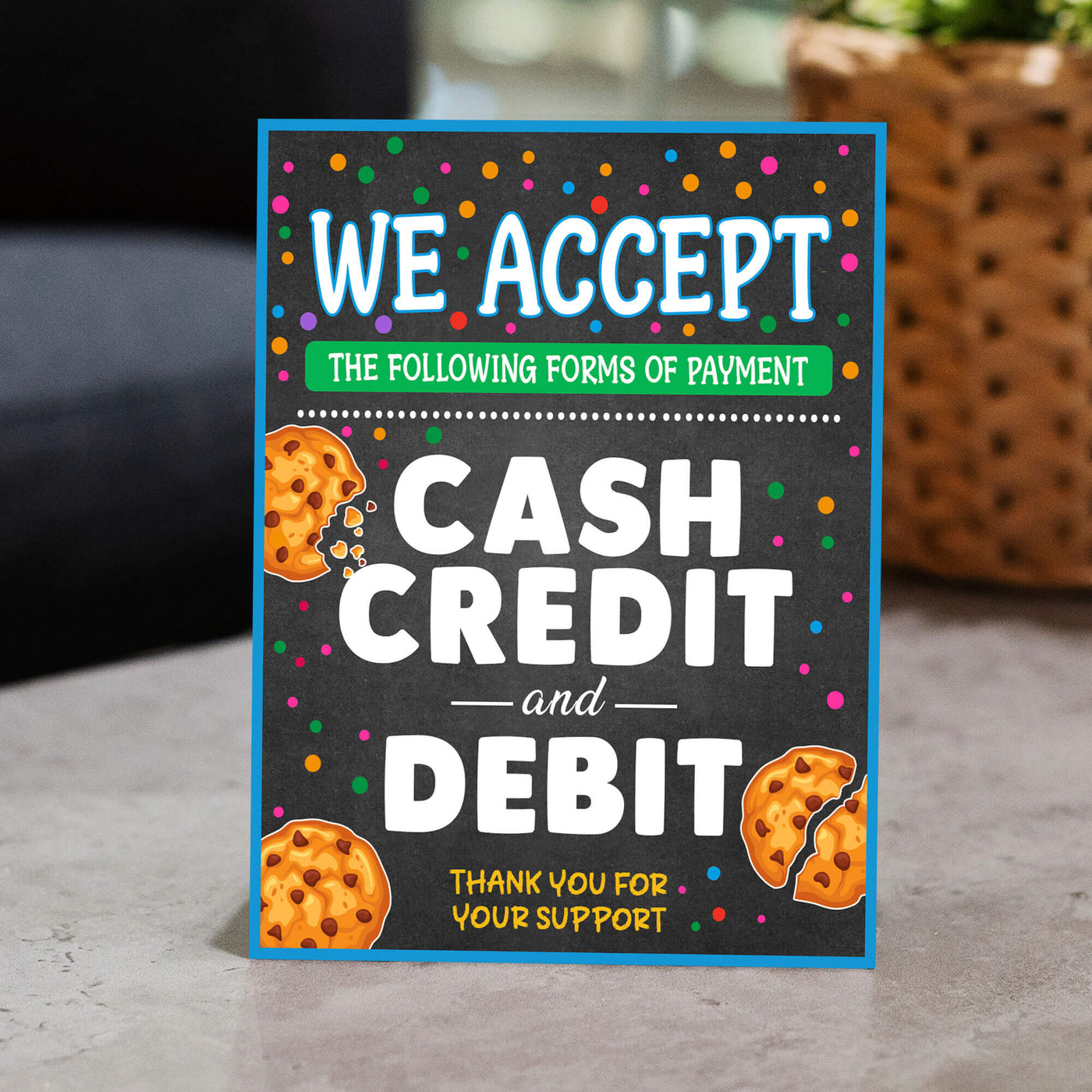 PDF We Accept Payments Cash, Credit and Debit Sign | Printable ...