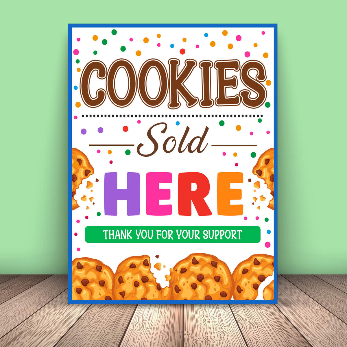printable-cookies-sold-here-booth-sign-scouts-cookie-booth-fundraiser-bake-sale-poster-posh-park for Girl Scout Cookie Signs Printable Free Printable Cookies Sold Here Booth Sign | Scouts Cookie Booth, Fundraiser, Bake Sale Poster - Posh Park for Girl Scout Cookie Signs Printable Free