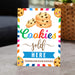 Printable Cookies Sold Here Booth Sign | Scout cookie Sale, Bake Sale and Fundraiser Booth Poster