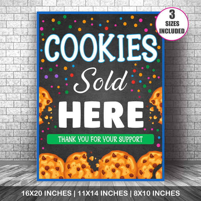 pdf-printable-cookies-sold-here-sign-scouts-cookie-booth-bake-sale-fundraiser-poster-posh-park for Girl Scout Cookie Signs Printable Free PDF Printable Cookies Sold Here Sign | Scouts Cookie Booth, Bake Sale Fundraiser Poster - Posh Park for Girl Scout Cookie Signs Printable Free