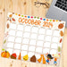 Autumn Harvest October 2024 Printable Calendar Design