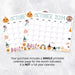 Cute Halloween October 2024 Calendar Download