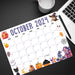 Whimsical October 2024 Halloween Calendar Template