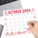 Digital October 2024 Halloween Calendar PDF