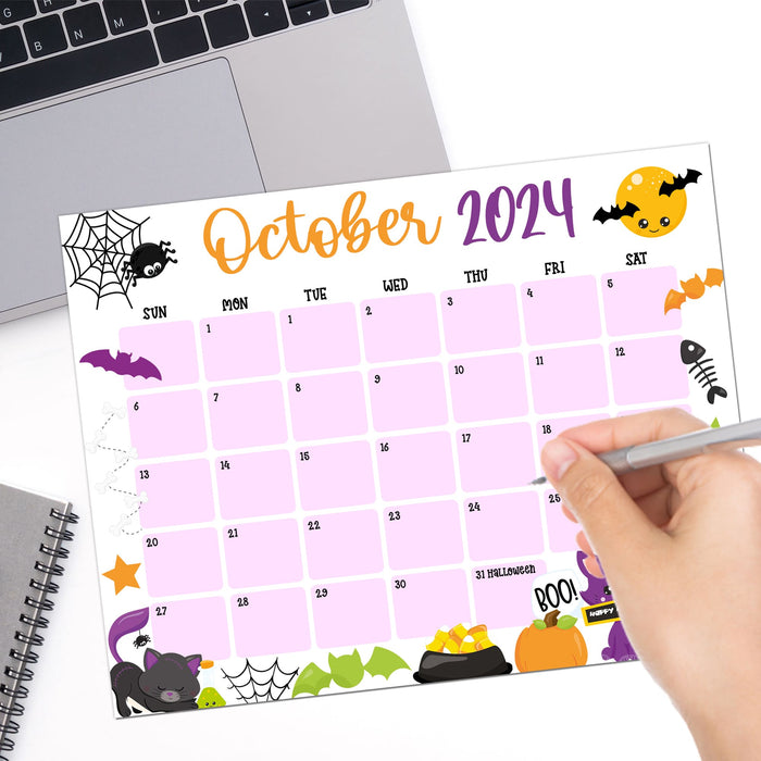 October 2024 Halloween Themed Calendar PDF