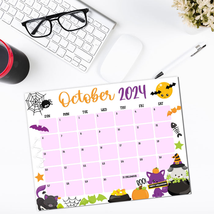 October 2024 Halloween Themed Calendar PDF - Posh Park october-2024-halloween-themed-calendar-pdf-posh-park