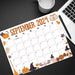 Spooky September 2024 Halloween Themed Printable Calendar