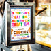 Printable If You Can't Eat 'Em Treat 'Em Sign | Cookies for Military Troops