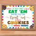 PDF Cookies for Military Troops | If You Can't Eat 'Em Treat 'Em Sign PosterPDF Cookies for Military Troops | If You Can't Eat 'Em Treat 'Em Sign Poster