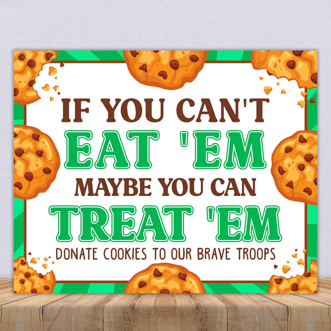 PDF Printable If You Can t Eat Em Treat Em Booth Sign Donate