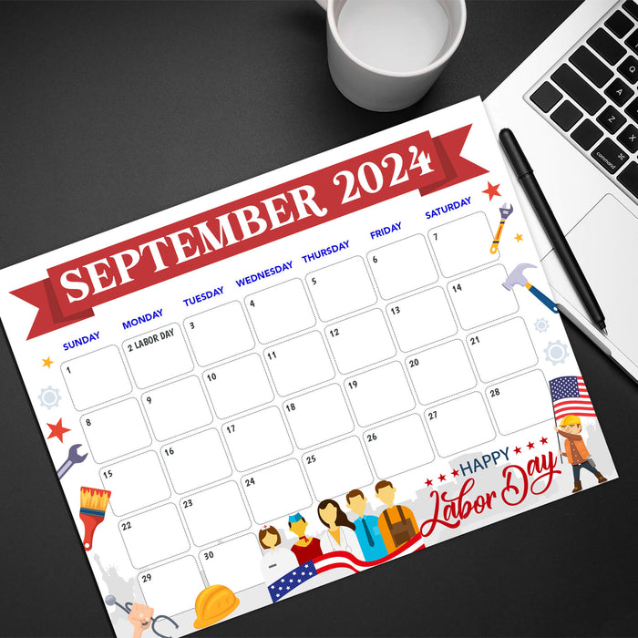 Printable September 2024 Calendar for Labor Day