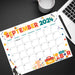 September 2024 Calendar with Labor Day Theme