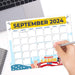 Festive Labor Day September 2024 Printable Calendar