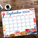 Printable September 2024 Calendar for Labor Day BBQ Cookout