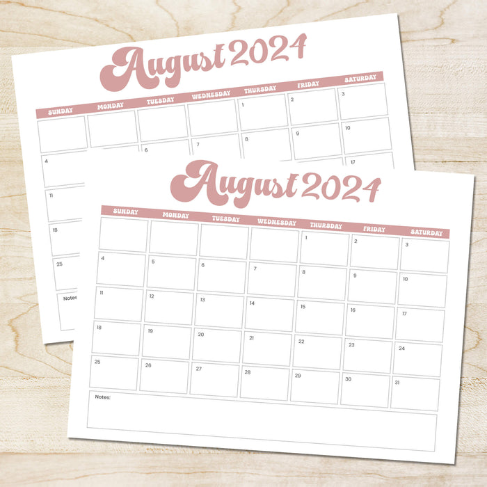 PDF Minimalist Retro August 2024 Calendar | Printable Elegant Retro Chic Themed August Planner - Posh Park pdf-minimalist-retro-august-2024-calendar-printable-elegant-retro-chic-themed-august-planner-posh-park