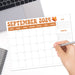 Simple Minimalist  Retro Design Planner Calendar September 2024