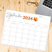 September 2024 Calendar with Minimalist Design