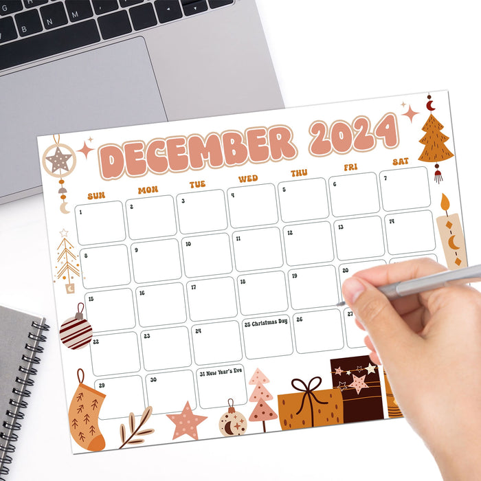 Printable Whimsical December Calendar