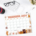 Printable Whimsical December Calendar