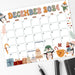 Cute Whimsical Retro December Calendar