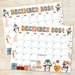 Cute Whimsical Retro December Calendar