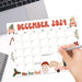 December Calendar with Retro and Cute Theme