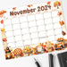 Whimsical November Calendar Design