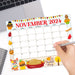 Whimsical November Fall Calendar Printable