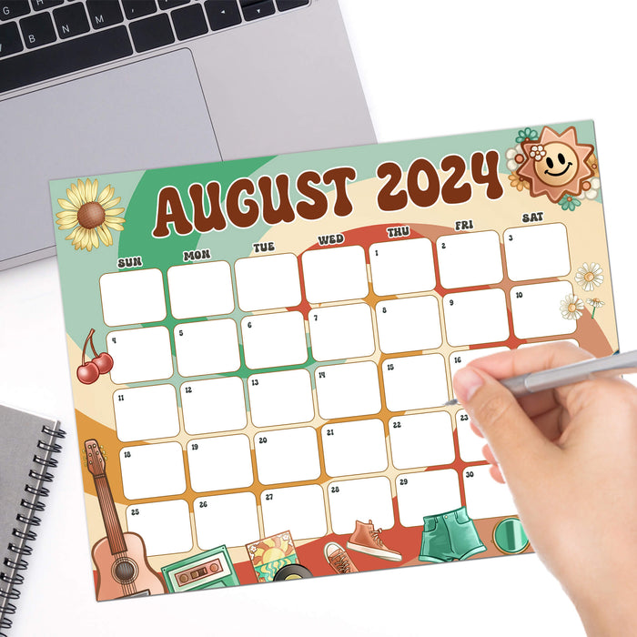 PDF Retro Nostalgic Summer Theme August 2024 Calendar | Printable Vintage Summer Vibe Monthly Planner - Posh Park pdf-retro-nostalgic-summer-theme-august-2024-calendar-printable-vintage-summer-vibe-monthly-planner-posh-park