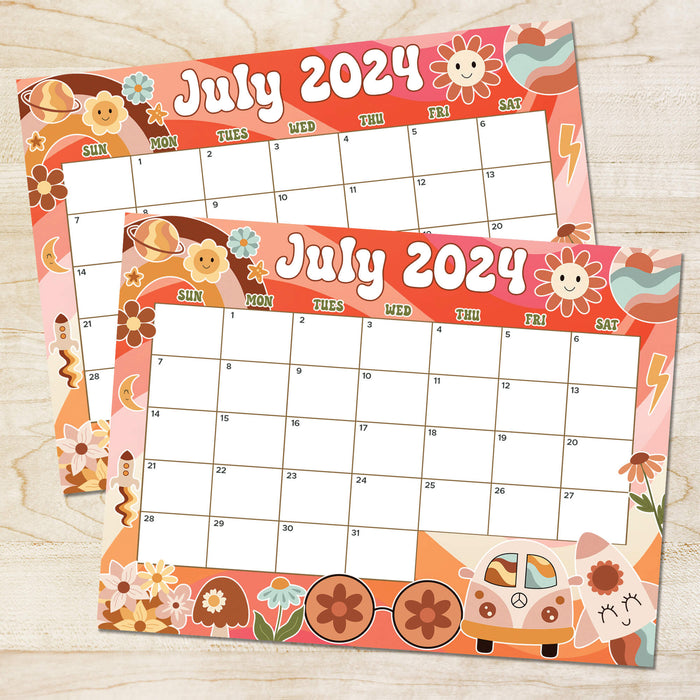 PDF Colorful Retro Vibe July 2024 Calendar | Printable Classic Nostalgic Themed July Monthly Planner - Posh Park pdf-colorful-retro-vibe-july-2024-calendar-printable-classic-nostalgic-themed-july-monthly-planner-posh-park