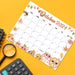 Printable October 2024 Groovy Retro Calendar