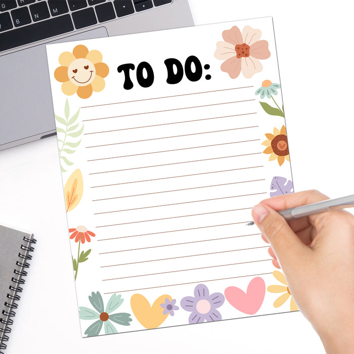 Floral Retro To-Do List Printable